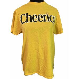 Tee Luv Medium Cheerios T Shirt Yellow Cereal Short Sleeve Breakfast General Mil